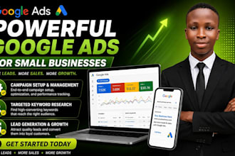 setup google ads campaign for small business lead generation and sales