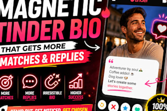 create a unique tinder bio and dating profile that stands out