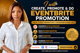 do eventbrite promotion setup, event marketing facebook event ads