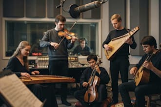 record kantele, nyckelharpa, kemenche, talharpa and kobyz for your track