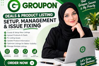 setup manage groupon product listings fix issues and optimize them