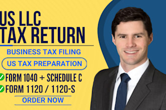 prepare your US llc tax return and business tax filing