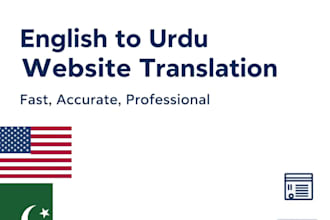translate website from eng to urdu with perfect formatting