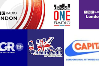 provide real airplay and music promotion on top london radio