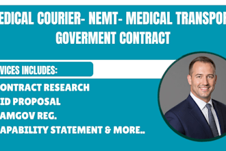 win medical courier contract, nemt contract, government contract, samgov