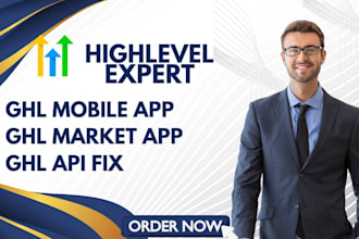develop ghl custom app, ghl API integration and  ghl marketplace apps