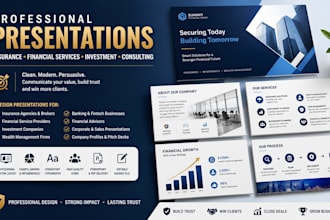 design insurance agency and financial services presentations