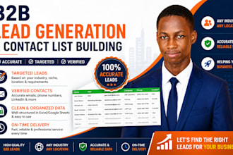 generate b2b lead for you business and close sales