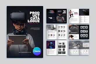 design luxury product catalog, brochure for smart home and kitchen equipment