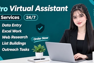 be your VA for data entry and lead generation