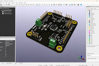 design pcb, schematic, pcb layout gerber file in kicad, altium, esp32 and stm32