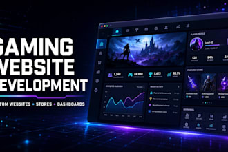 custom websites for gaming communities and bussines