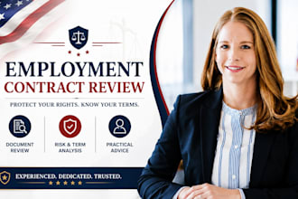 review your employment contract or workplace legal document