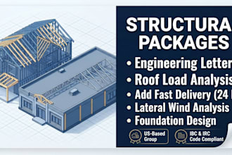 provide stamped structural engineering letter and roof load analysis