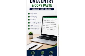 be your virtual assistant for data entry and online tasks