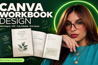 canva design workbook design journal self help workbook lead magnet pdf