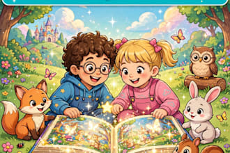 write and illustrate 30 page kids storybook for amazon KDP