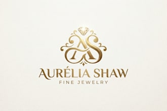 design a luxurious and elegant jewelry logo