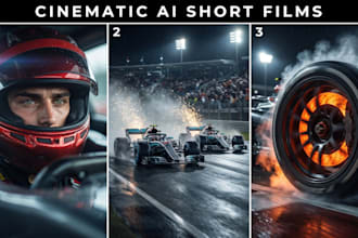 produce a cinematic ai short film with character consistency and sound design