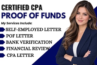 prepare business proof of funds and financial capacity documentation