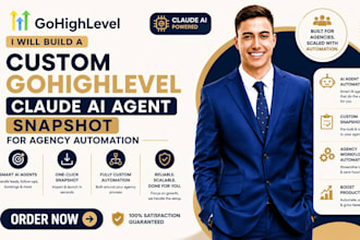 build a custom gohighlevel claude ai agent snapshot for agency automation