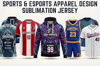 design custom jersey, hoodie esports sublimation sports apparel soccer uniform