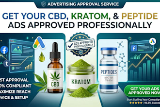 fix cbd, smoking ads, kratom, peptide ads on meta google tiktok