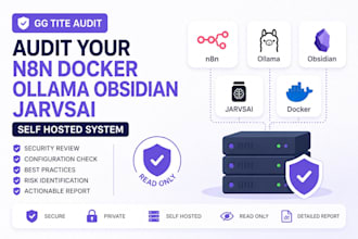 audit your n8n docker ollama obsidian self hosted jarvis ai system hermes agent