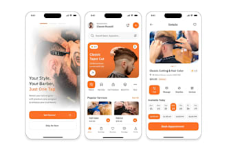 build hair barber salon booking app spa beauty app appointment booking app
