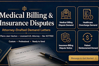 draft a legal healthcare overcharge demand letter