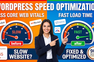 optimize wordpress speed and fix core web vitals