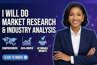 do comprehensive market research and industry analysis for your business