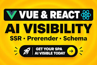 make your vue or react site visible to chatgpt and perplexity