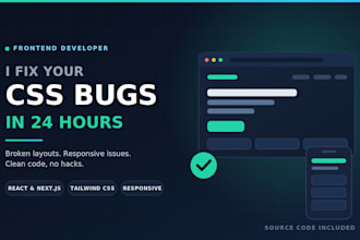 fix your css tailwind or responsive layout issues