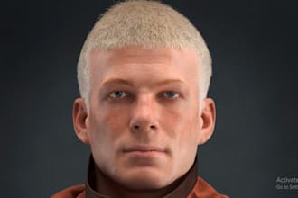 create a realistic 3d metahuman character for unreal engine