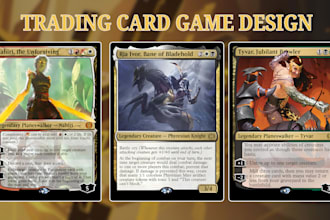 design custom mtg card, commander, mtg alter, mtg token, trading card game