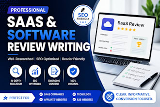 write a professional SEO optimized saas and software review article