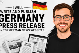 write and publish germany press release on top german news websites