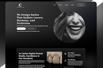 design a modern dental website that turns visitors into patients