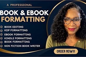professionally edit, ghostwrite, and format your nonfiction book for KDP