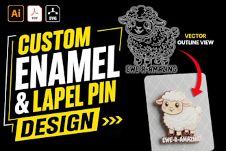 design custom enamel pin, lapel pin and pin button