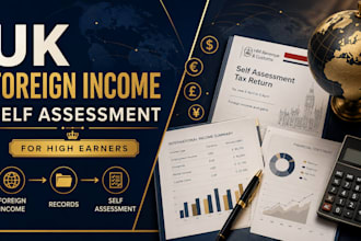 do UK foreign income bookkeeping and self assessment tax return