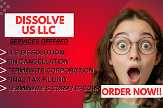 dissolve your US llc, file llc dissolution and close ein