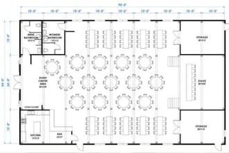 redraw 2d banquet hall floor plan, wedding venue layouts, ballroom hall drafting