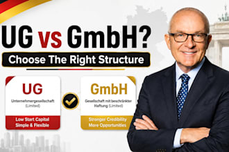 help you choose the right german ug or gmbh company structure for your business