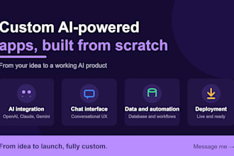 develop an ai based app ai chatbots ai automation
