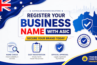 register your australian business name with asic