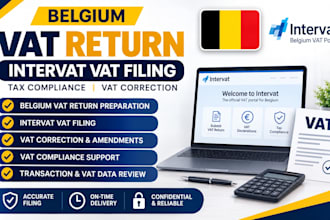 prepare belgium vat return intervat vat filing tax compliance vat correction
