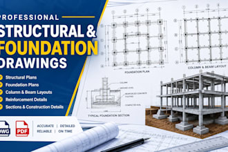 create professional structural and foundation drawings