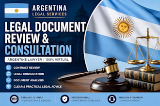 review your legal document or contract under argentine law